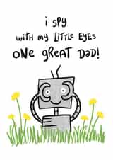 I Spy Father's Day Card created by Debmon Design