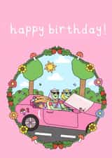 Sassy Frogs Birthday Card created by Sarah’s Little Shops