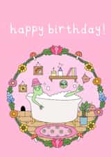 Birthday Frog Card created by Sarah’s Little Shops