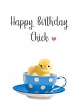 Happy Birthday Chick Card created by Yamaste Art