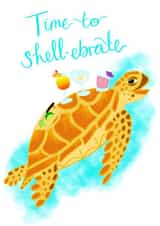 Celebrate turtle card created by Weird n Punderful