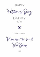 Happy Fathers Day from Mummy to Be & The Bump created by QuaintlyKate