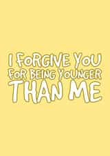 Younger birthday card created by @EmilySwallow