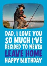 Personalised Birthday Photo Card created by Banter King - Funny dad birthday photocard