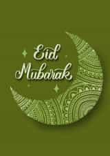 Eid Mubarak Card 1001 created by Daksha Giri