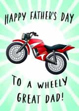 Wheely Great Dad! Card created by Poppy & Mabel
