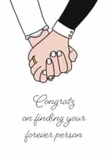 Forever person card - wedding card created by Deadpixel