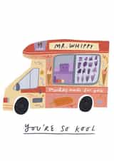 Ice Cream Van Summer Card created by skeletondraw