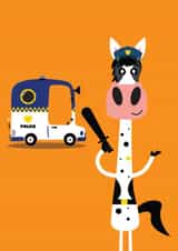 PC Horse - Greeting Card created by My Strawberry Monkey