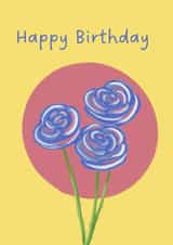 Rose Flowers Birthday Card created by Kylie Heard