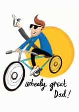 Wheely Good Dad! Father's Day card created by @AimeeStevens.Design