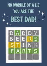 Wordle Father's day Card created by Silky Rose Design