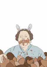 Bruce Bogtrotter Bunny Design created by Saluki Studio