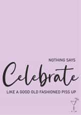 Celebratory Piss Up Card created by Totally Mailed It