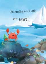 Just sending you a little wave! created by Crabbit Chops!