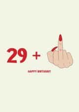 29 + 1 - 30th birthday card created by Jamie Lindsay