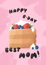 Mother’s birthday card created by Marina Kromitsyna