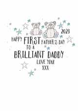 Happy First Father's Day Card created by Eggbert & Daisy