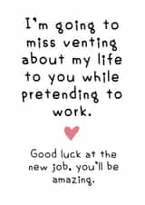 Funny coworker leaving card 1003 created by Hint of Sarcasm