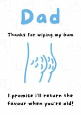 Funny Dad Card created by Gemma Clark 