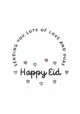 Eid love card created by Squashed Blueberry