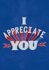 Ted Lasso "I Appreciate You" Card created by Rebecca Duncan