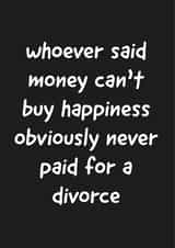 Divorce separation card created by Daisy Jo Design