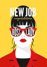 New Job Congratulations Card for her. created by Diva Doodle Designs
