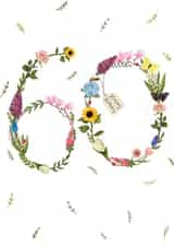 60th birthday 1001 created by Love Lucy Illustration