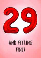 29 Feeling Fine! created by Poppy & Mabel