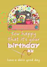 Sewing & Crafting Hobby Birthday Card for Women created by Occasional Occasions