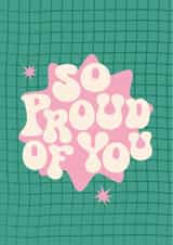 Retro Congratulations Card created by Proper Good