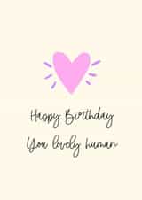 Happy Birthday Lovely Human 1000 created by AJK Stitch Designs 