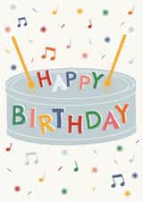 Happy Birthday Light Drum created by Larissa Nichele