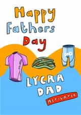 Cycling dad activated created by Freya Niamh Design