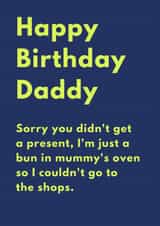 Fro daddy's birthday - from the bun in mummy's oven. created by A Mother Place