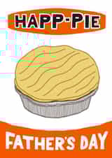 Happ-Pie Father's Day card created by Rebecca McConnachie