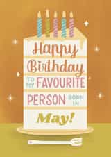 May Birthday Card created by Daksha Giri