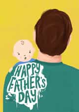 First Father's day - Father's Day New Baby - New Dad card for Father's day created by Jessie Maeve Studio