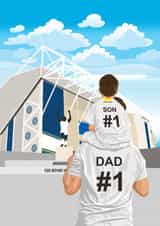 #1 DAD created by Squiggle Scribble