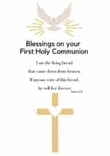 First Holy Communion created by Dara, Ceramic Scripture