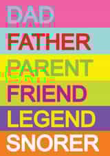 The Legend, The Snorer! created by Krap Kards