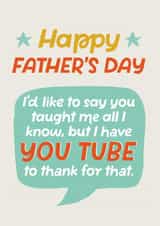 Father's Day You Tube Teacher created by Poppy Lane