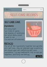 Self-Care Recipe created by Kate and Co
