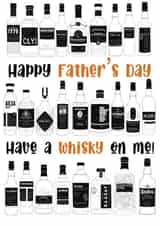 Whisky Father’s Day Card created by Replay Prints