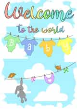 Welcome baby created by Pickle and Penguin