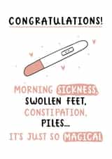 It's Magical Pregnancy Card created by Abbie Imagine