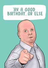 Funny Birthday Card | Eastenders | Phil Mitchell created by PowderPop