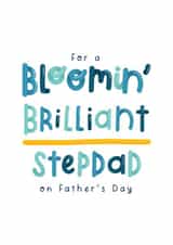For a Bloomin' Brilliant Stepdad on Father's Day created by Joanne Hawker