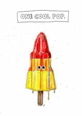 Cool, cute Fathers Day card created by JOKstudios